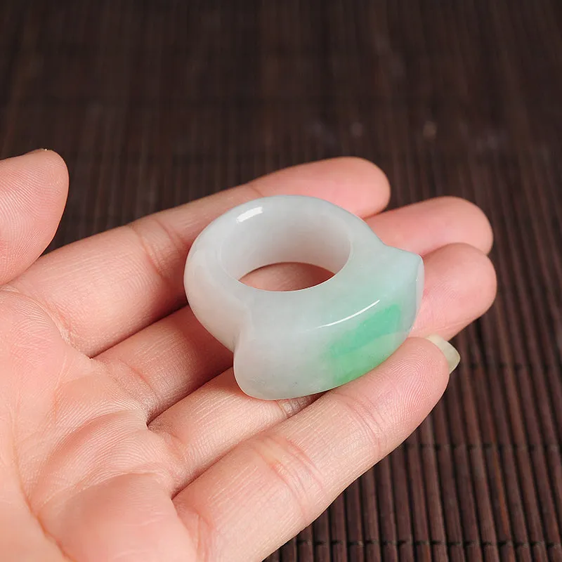 Natural Jade Ring Jadeite Ring RG81