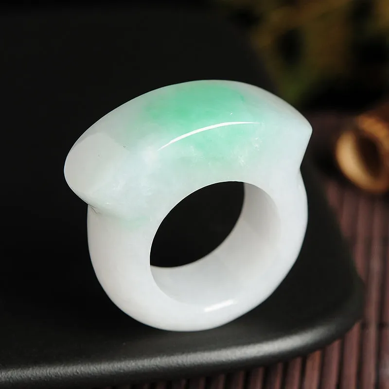 Natural Jade Ring Jadeite Ring RG81