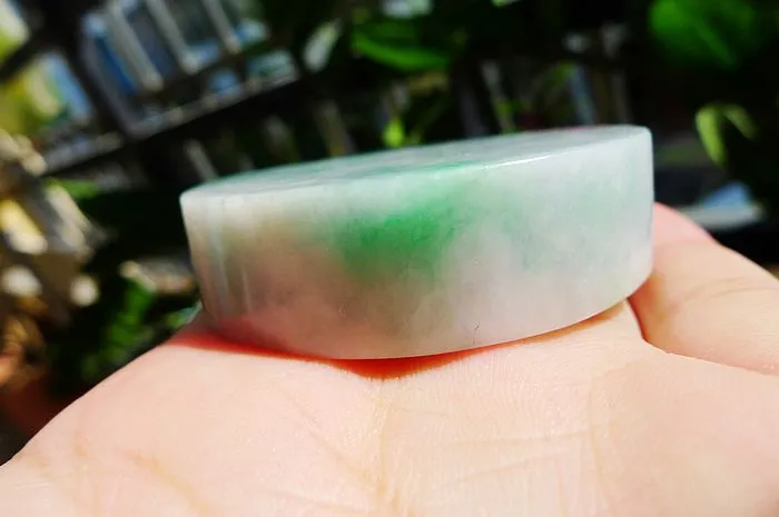 Natural Jade Rough Jadeite Raw (100g,5.2x1.45cm)