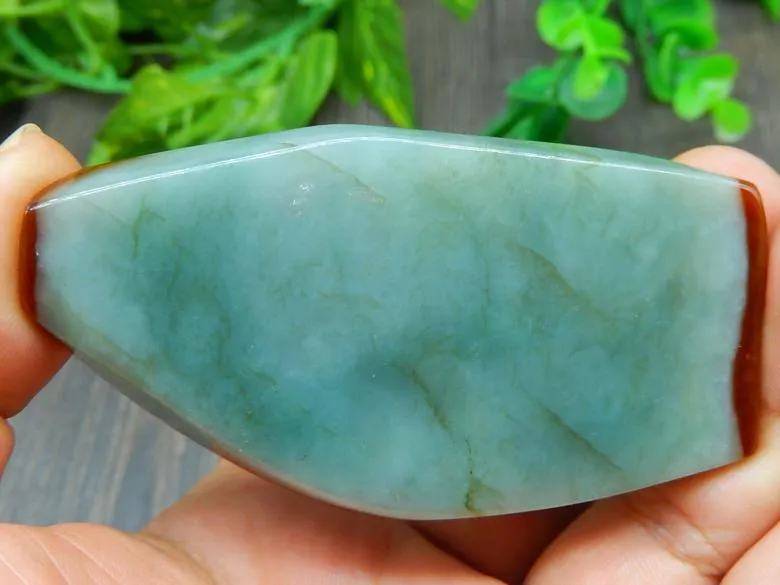 Natural Jade Rough Jadeite Raw (116g, 84X45X15mm)