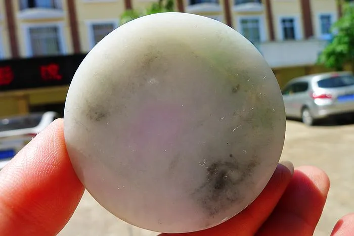 Natural Jade Rough Jadeite Raw (116g,5.2X1.55cm)