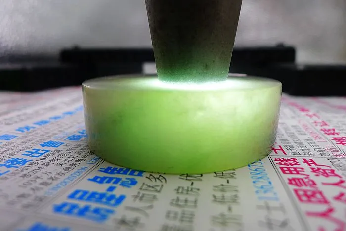 Natural Jade Rough Jadeite Raw (116g,5.2X1.55cm)