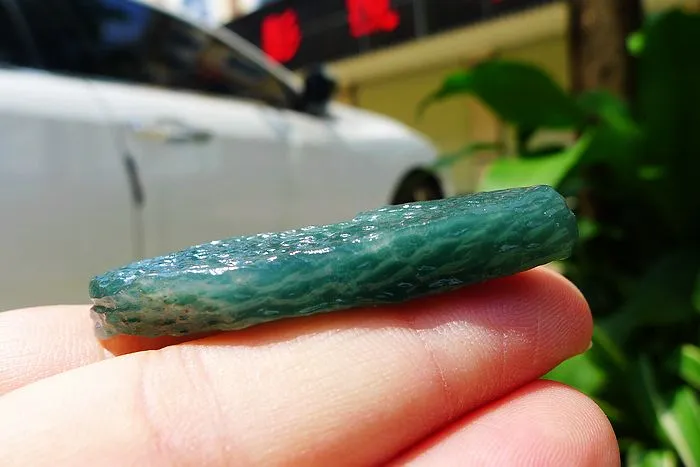 Natural Jade Rough Jadeite Raw (12g,4.9X1.7X0.8cm)