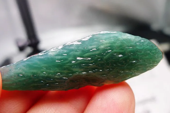 Natural Jade Rough Jadeite Raw (12g,4.9X1.7X0.8cm)