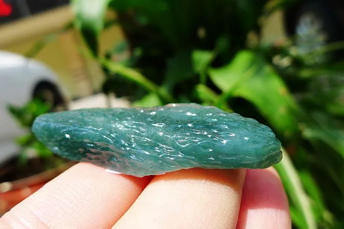 Natural Jade Rough Jadeite Raw (12g,4.9X1.7X0.8cm)