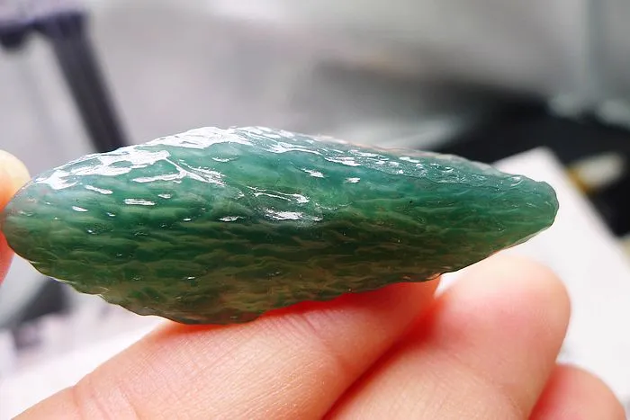 Natural Jade Rough Jadeite Raw (12g,4.9X1.7X0.8cm)