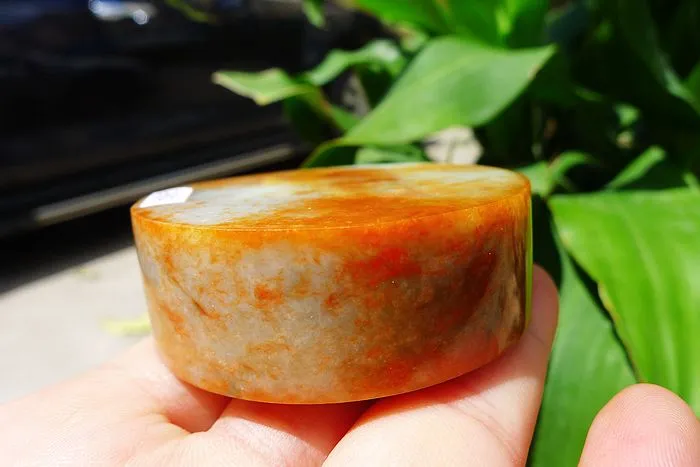 Natural Jade Rough Jadeite Raw (160g,5.6X5.6X1.9cm)