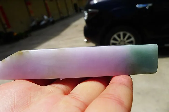 Natural Jade Rough Jadeite Raw (160g,8.4X6.2X1.8cm)