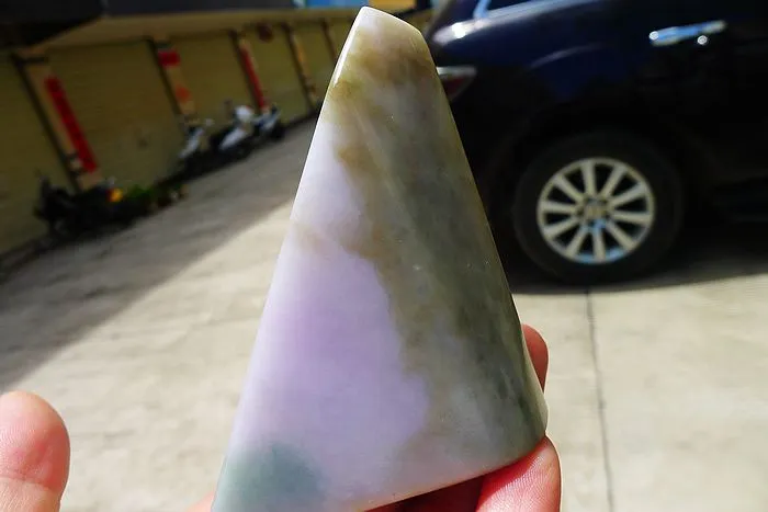 Natural Jade Rough Jadeite Raw (160g,8.4X6.2X1.8cm)