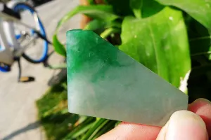 Natural Jade Rough Jadeite Raw (20g,5.6X3.3X0.55cm)