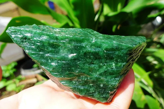 Natural Jade Rough Jadeite Raw (289g,8.3X6.5X4.2cm)