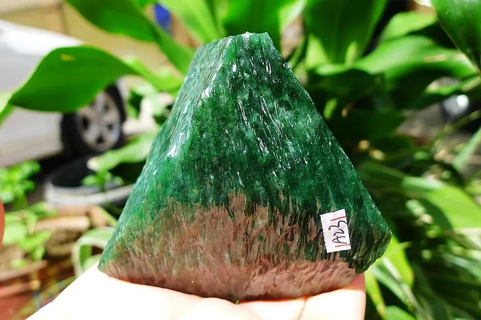 Natural Jade Rough Jadeite Raw (289g,8.3X6.5X4.2cm)