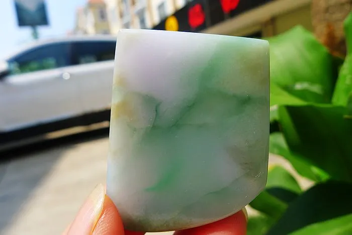 Natural Jade Rough Jadeite Raw (29g,4.5X3.4X0.65cm)