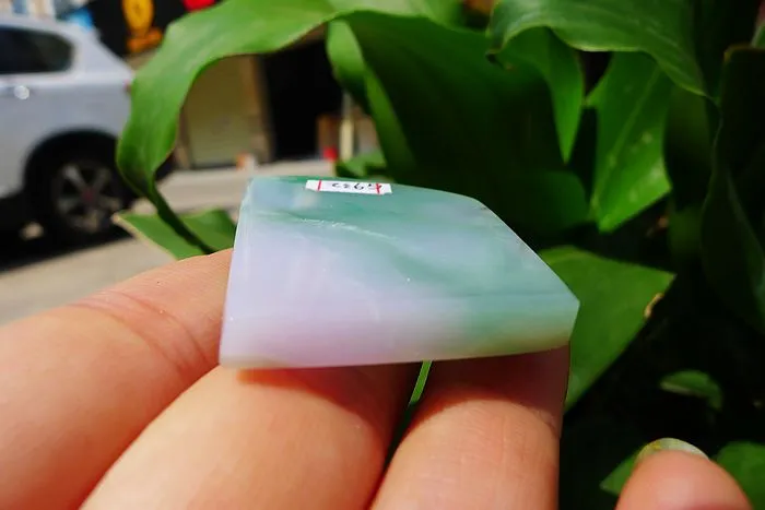 Natural Jade Rough Jadeite Raw (29g,4.5X3.4X0.65cm)