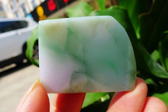 Natural Jade Rough Jadeite Raw (29g,4.5X3.4X0.65cm)