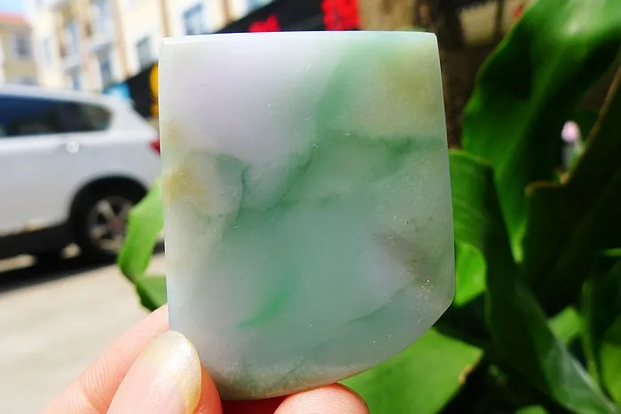 Natural Jade Rough Jadeite Raw (29g,4.5X3.4X0.65cm)