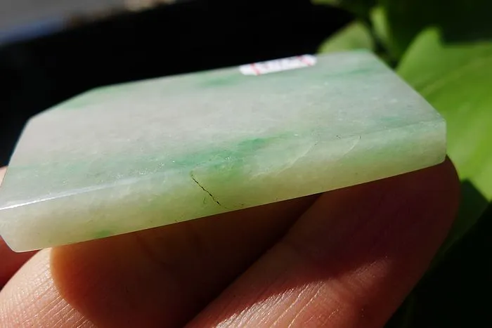 Natural Jade Rough Jadeite Raw (34g,5.7X3.3X0.65cm)