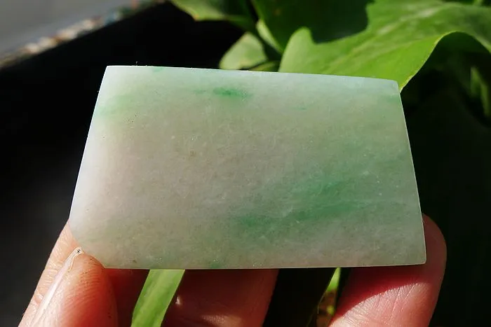 Natural Jade Rough Jadeite Raw (34g,5.7X3.3X0.65cm)