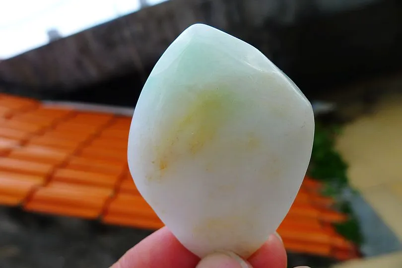 Natural Jade Rough Jadeite Raw (38g,5.2X3.6X1.6cm)