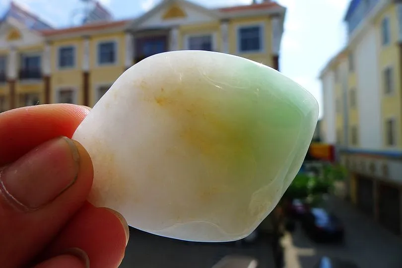 Natural Jade Rough Jadeite Raw (38g,5.2X3.6X1.6cm)