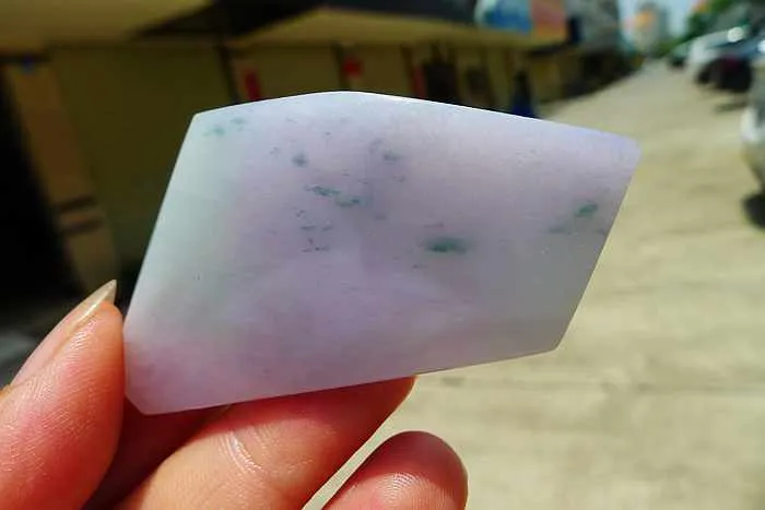 Natural Jade Rough Jadeite Raw (41g,6.2X3.3X0.9cm)