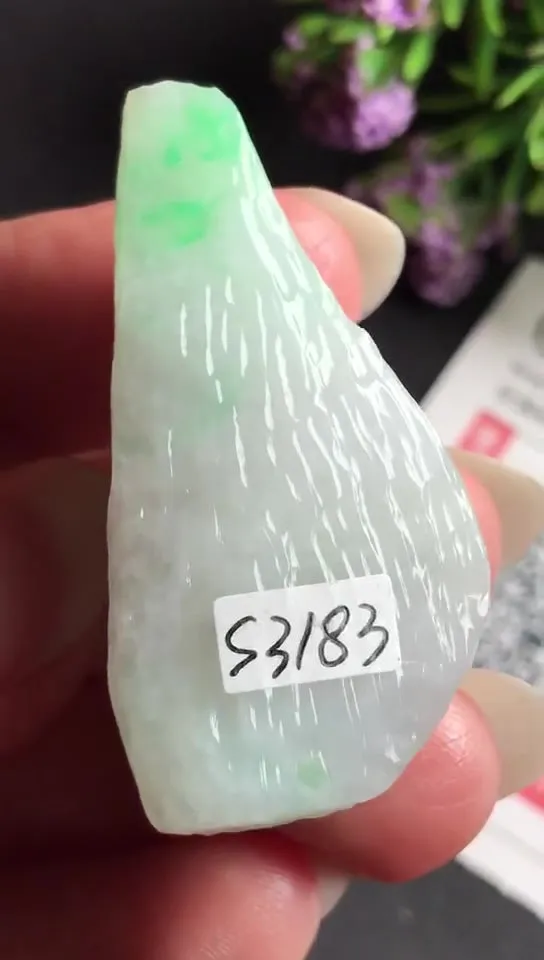 Natural Jade Rough Jadeite Raw (4.1x2.0x1.9cm)-S3183