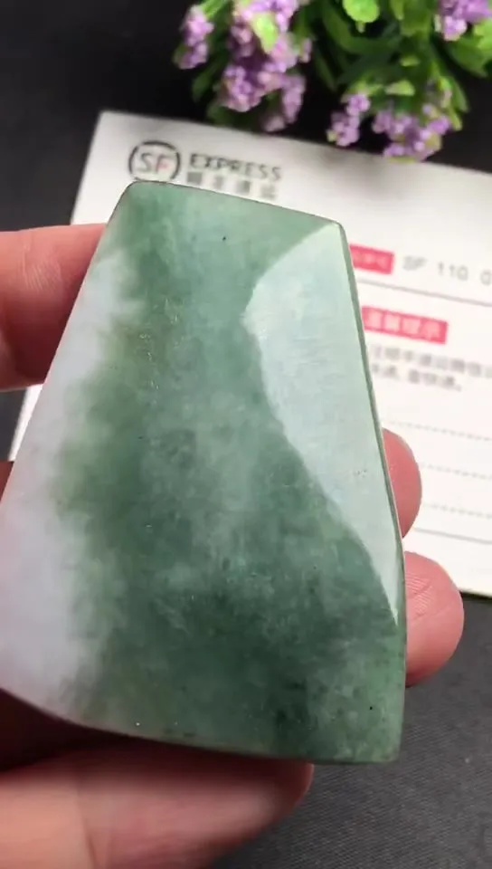 Natural Jade Rough Jadeite Raw (48g,5.1x3.9x1.2cm)-V2721