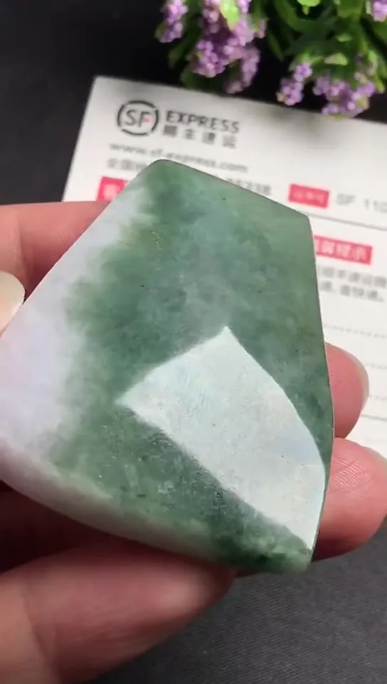 Natural Jade Rough Jadeite Raw (48g,5.1x3.9x1.2cm)-V2721