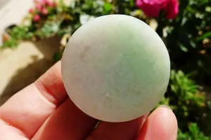 Natural Jade Rough Jadeite Raw (53g,3.7X3.7X1.5cm)