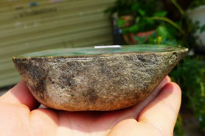 Natural Jade Rough Jadeite Raw (580g,10.8X7X3.4cm)