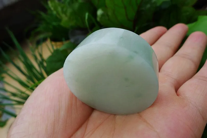 Natural Jade Rough Jadeite Raw (59g,3.9X3.9X1.4cm)