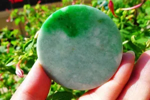 Natural Jade Rough Jadeite Raw (66g,5.5X0.8cm)