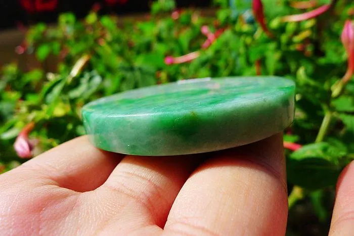 Natural Jade Rough Jadeite Raw (66g,5.5X0.8cm)