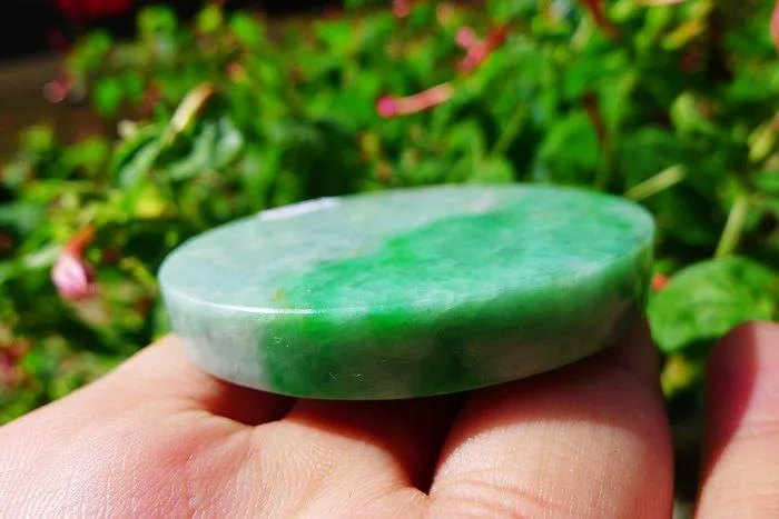 Natural Jade Rough Jadeite Raw (66g,5.5X0.8cm)