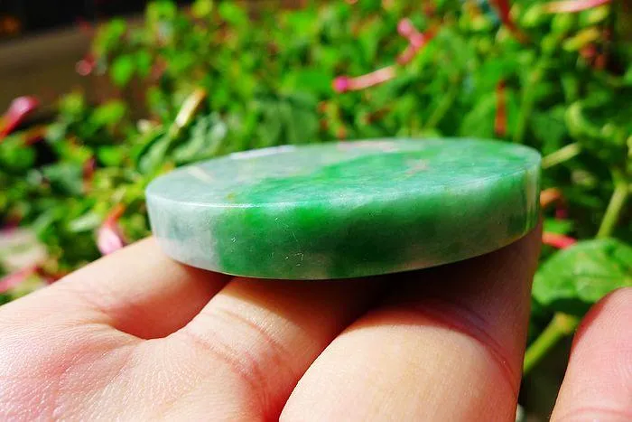 Natural Jade Rough Jadeite Raw (66g,5.5X0.8cm)