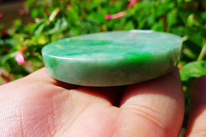 Natural Jade Rough Jadeite Raw (66g,5.5X0.8cm)