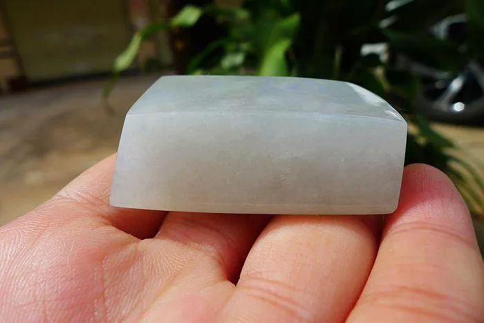 Natural Jade Rough Jadeite Raw (72g,4.3X4.1X1.55cm)