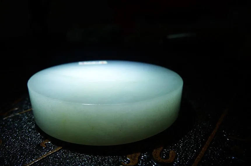 Natural Jade Rough Jadeite Raw (79g,5.1X5.1X1.15cm)