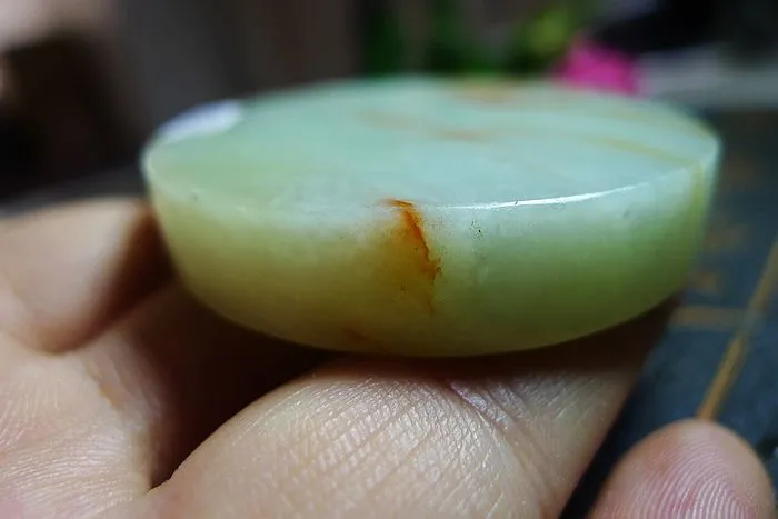 Natural Jade Rough Jadeite Raw (79g,5.3X5.3X1.05cm)