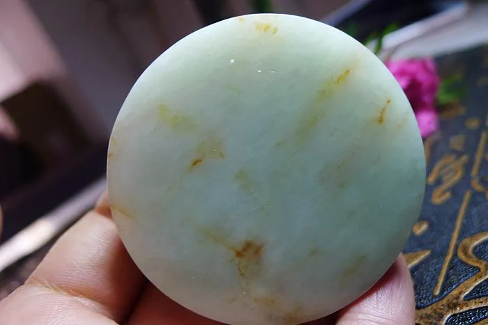 Natural Jade Rough Jadeite Raw (79g,5.3X5.3X1.05cm)