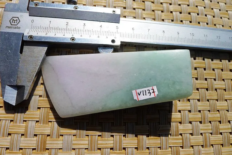 Natural Jade Rough Jadeite Raw (92.5g,8X3.3X2cm)