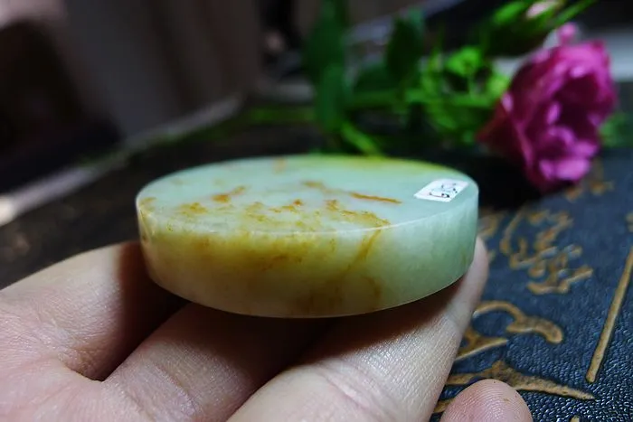 Natural Jade Rough Jadeite Raw B(79g,5.3X5.3X1.05cm)