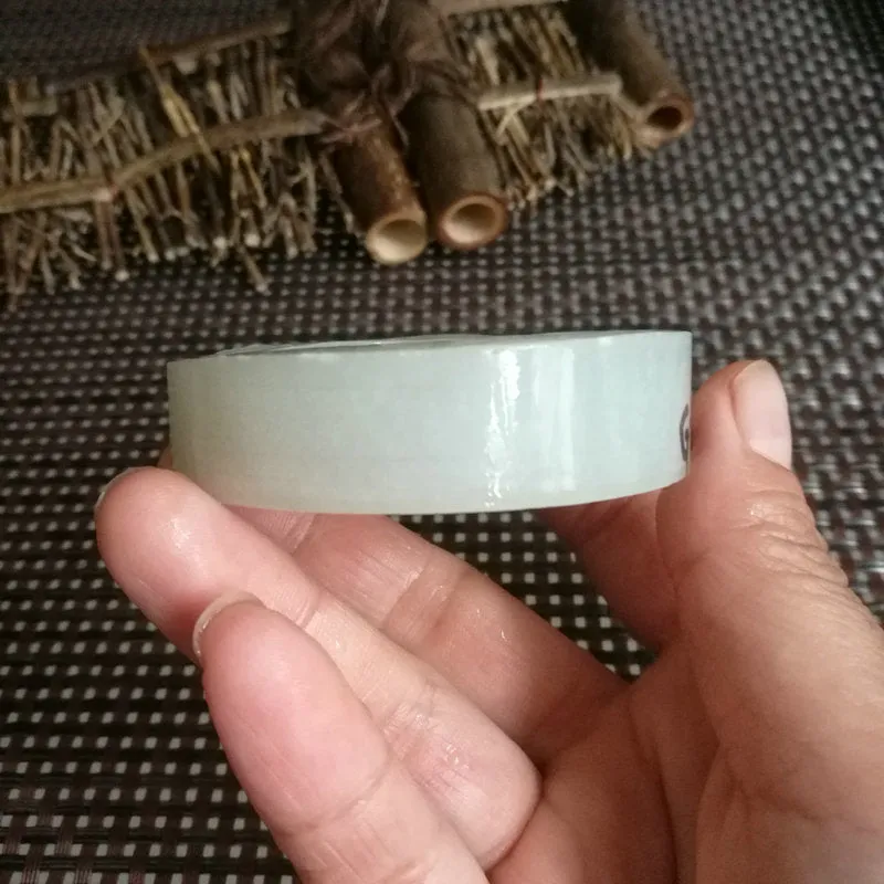 Natural Kunlun Jade Rough Nephrite Raw (77g, 6.1X4X1.5cm)