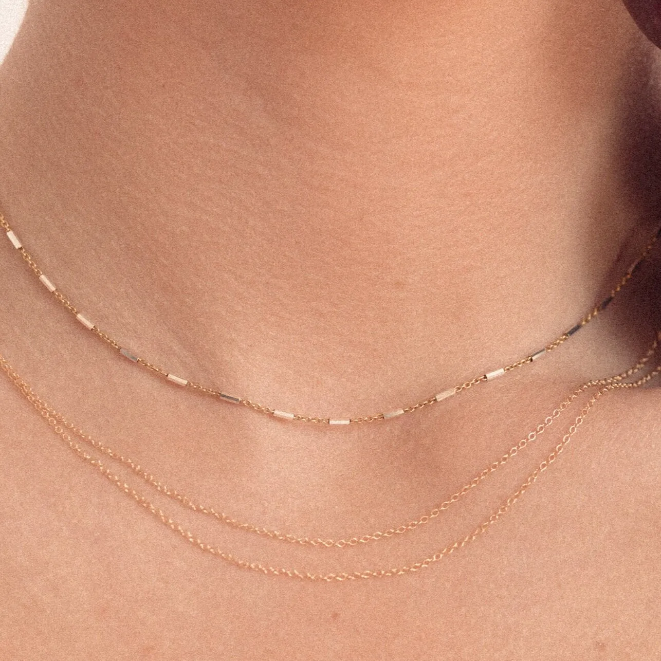 Noe Gold Bar Chain Choker