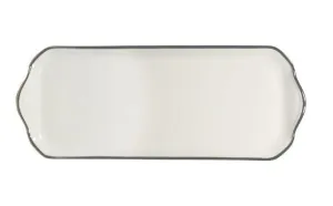 Orsay Platinum Oblong Cake Platter