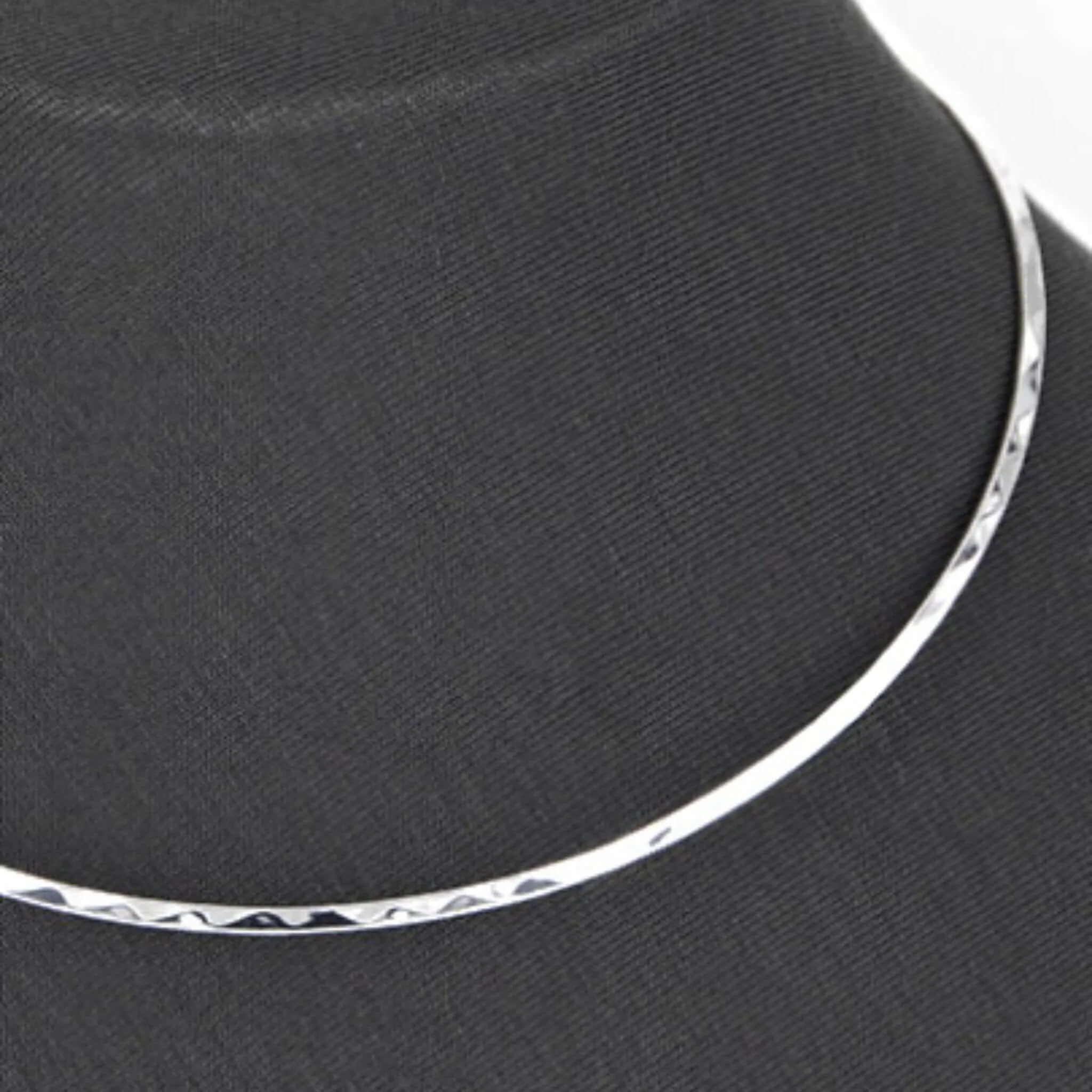 Plated Silver Choker Necklace