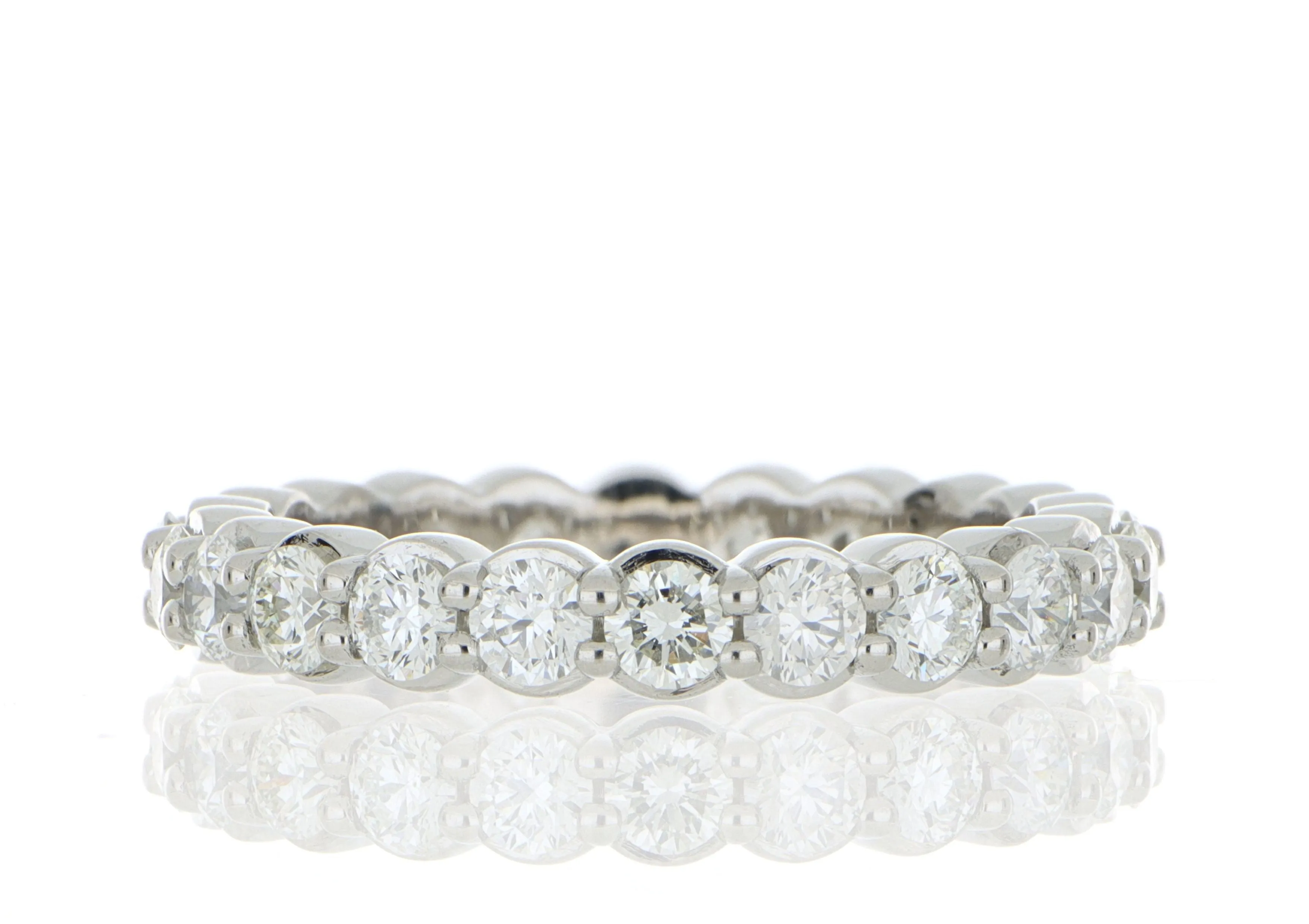 Platinum Diamond Eternity Wedding Band