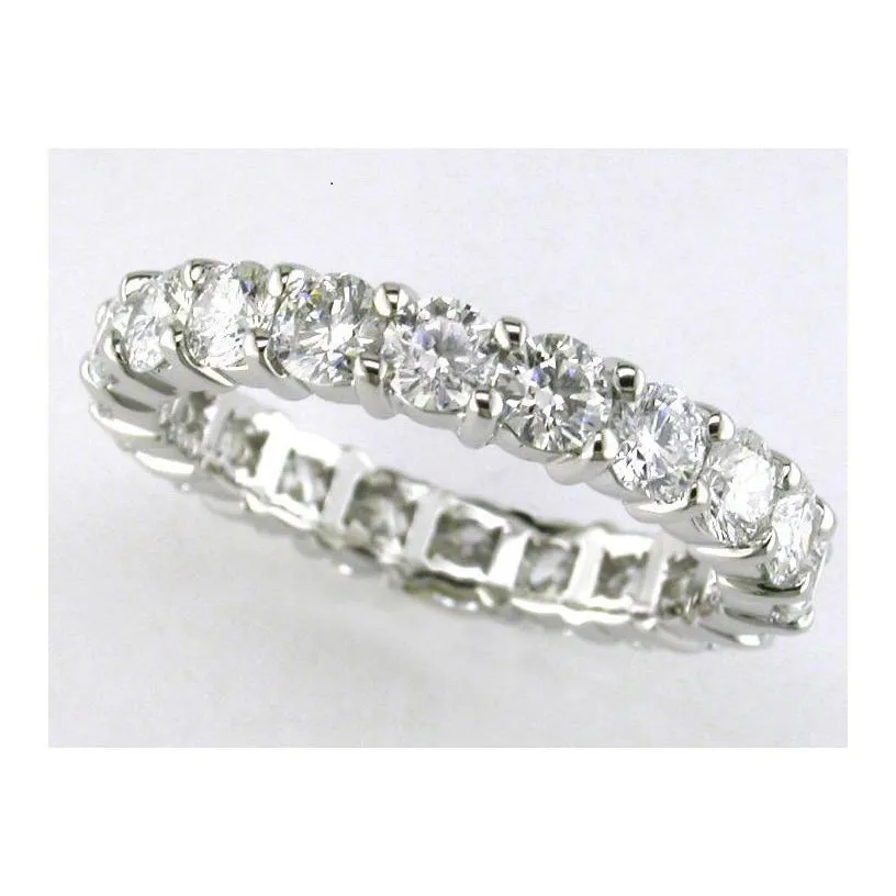 Platinum Diamond Eternity Wedding Band