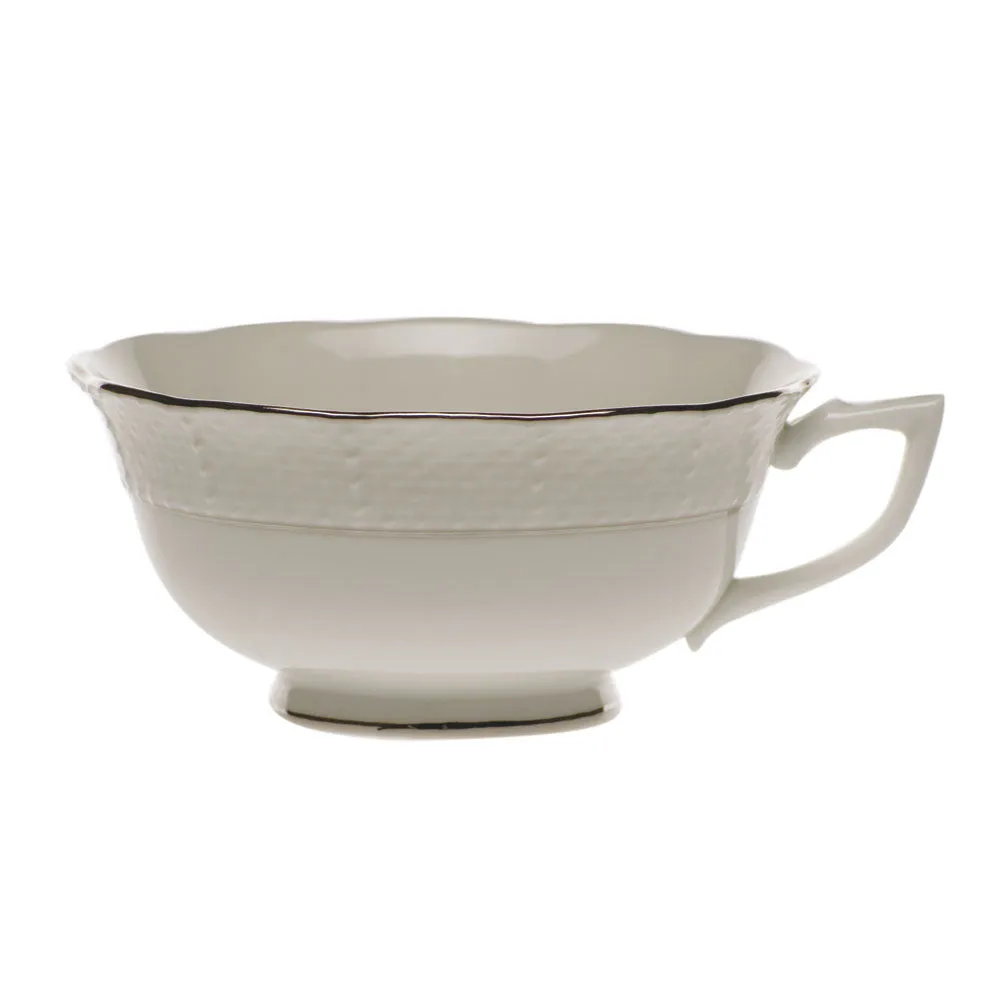 Platinum Edge Tea Cup  (8 Oz)