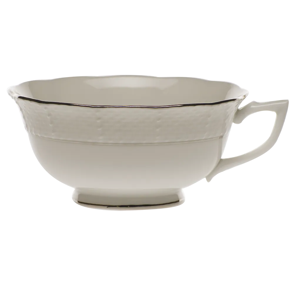 Platinum Edge Tea Cup  (8 Oz)